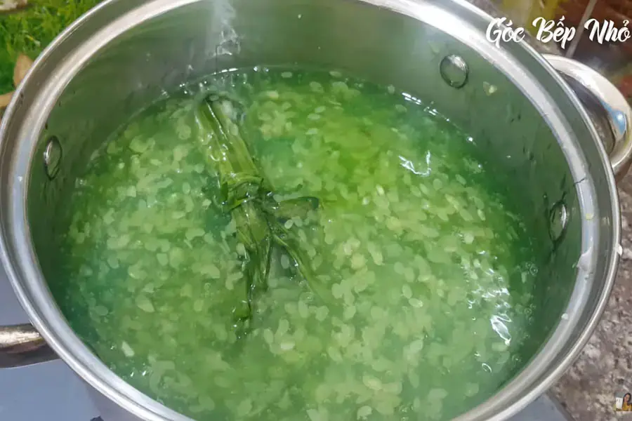 Nấu chè cốm