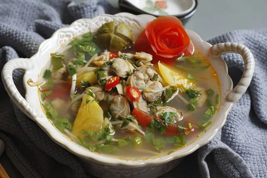 Canh chua ngao - Món ngon thích hợp cho những ngày hè nắng nóng