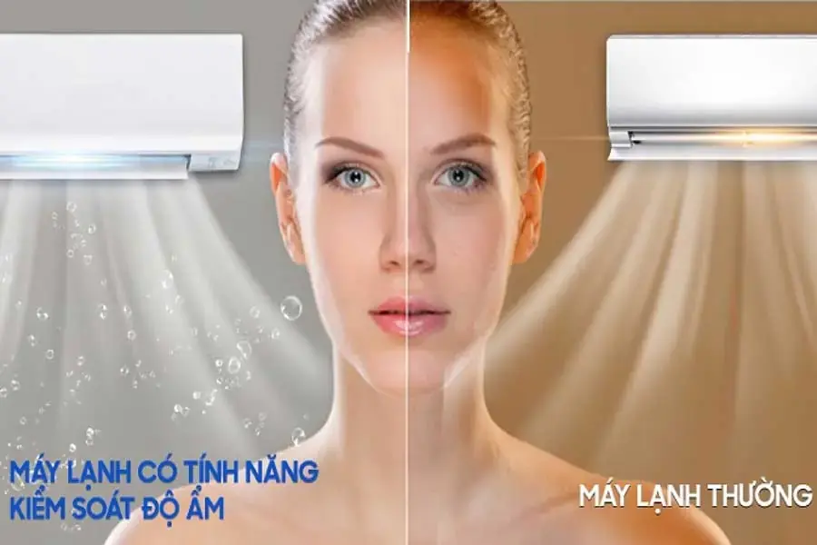 Nguyên nhân mất ẩm trong phòng sẽ không còn nếu máy lạnh có khả năng tạo độ ẩm (Hình ảnh: CafeF)