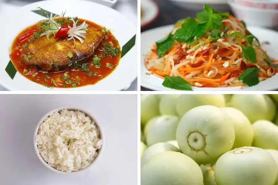 Bữa tối đa dạng, thơm ngon cho sinh viên nữ tăng cân