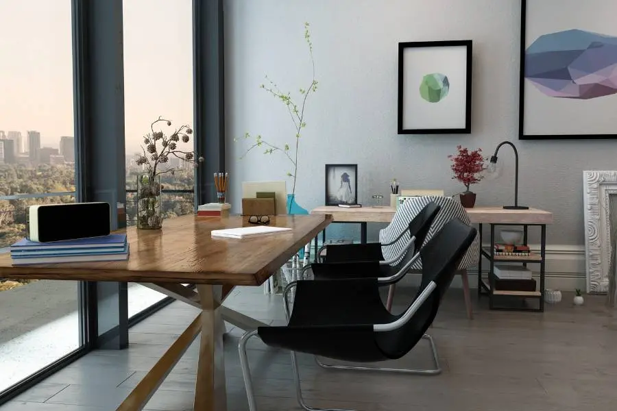 Mẫu phòng làm việc phong cách đơn giản