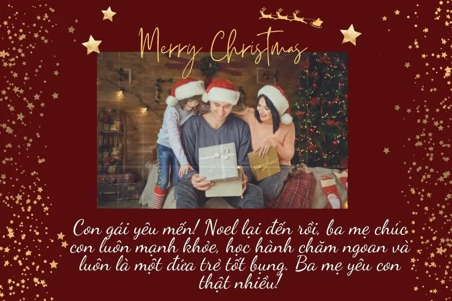 Tổng hợp lời chúc Giáng Sinh cho bé gái.