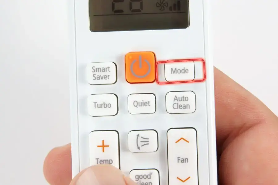 Nhấn phím “Mode” để lựa chọn các chế độ