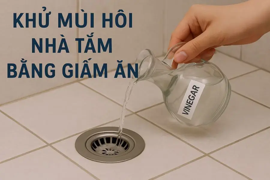 Giấm ăn giúp khử mùi và ức chế nấm mốc hiệu quả.