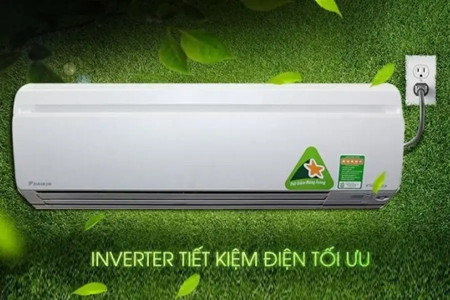 Công nghệ inverter tiết kiệm điện được tích hợp trong điều hòa không khí