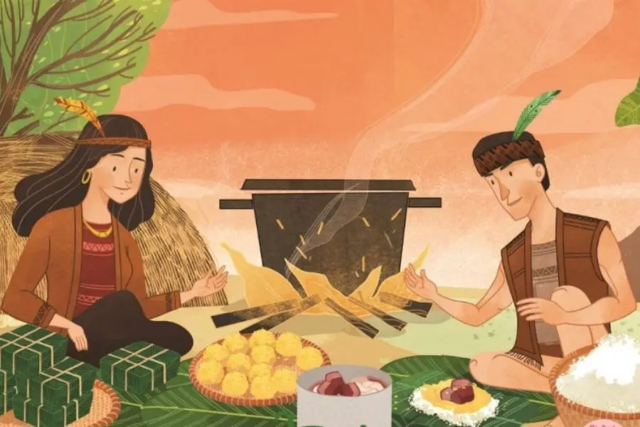 Nguồn gốc của bánh chưng bánh giầy có từ thời Vua hùng thứ 6.