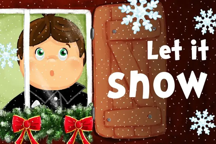 Bài hát Giáng Sinh Let It Snow gợi không khí Noel rộn ràng.