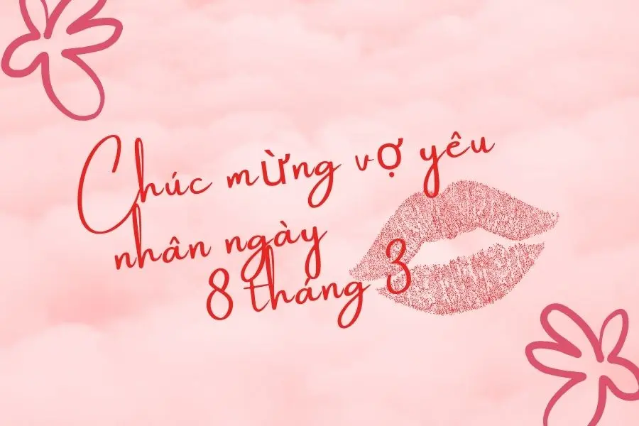 Mẫu thiệp tặng vợ ngày 8/3 đẹp số 8.