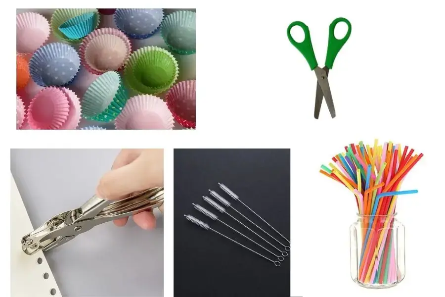 Dụng cụ làm xích lô bằng ống hút