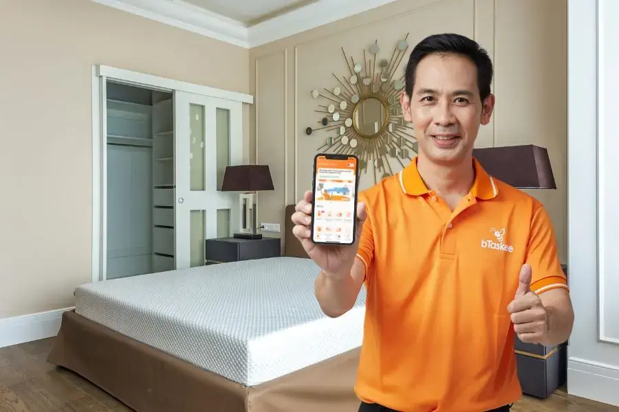 Đặt bTaskee giặt nệm tại nhà nhanh chóng, tiện lợi qua ứng dụng