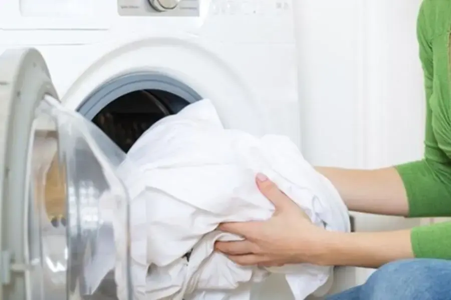 Giặt vỏ đệm bông ép
