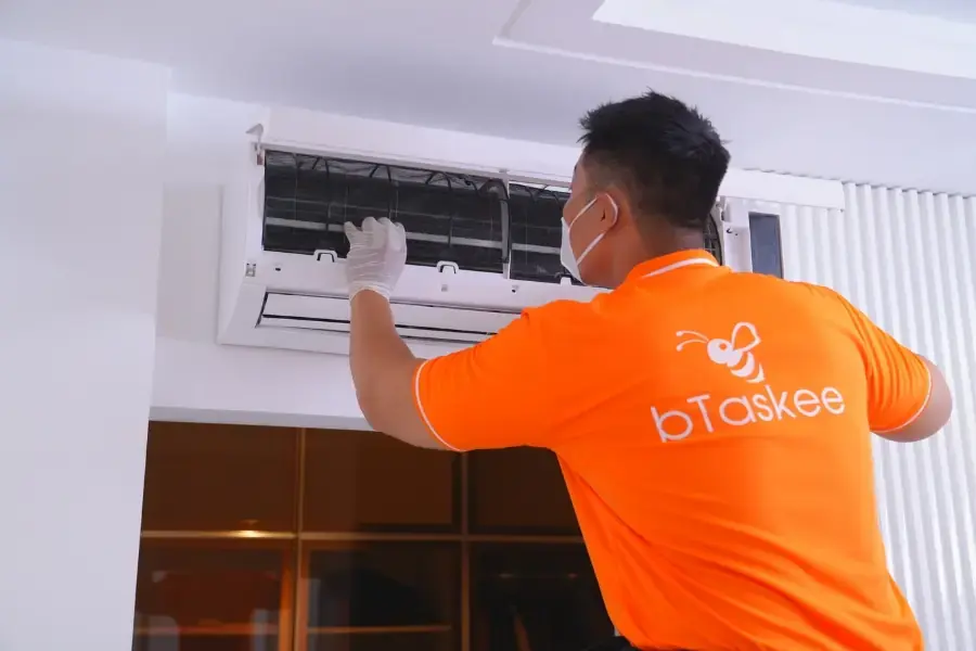 bTaskee cung cấp dịch vụ vệ sinh máy lạnh xuyên suốt mùa Tết.