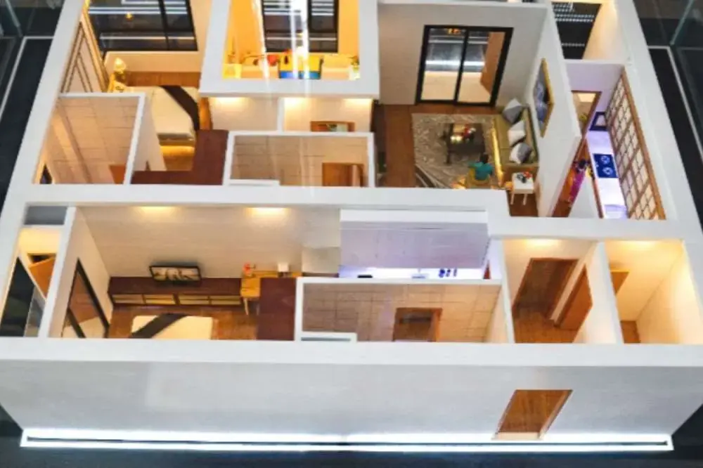 Mẫu căn hộ “2 chìa” diện tích nhỏ nhưng vẫn phân chia đầy đủ không gian sử dụng