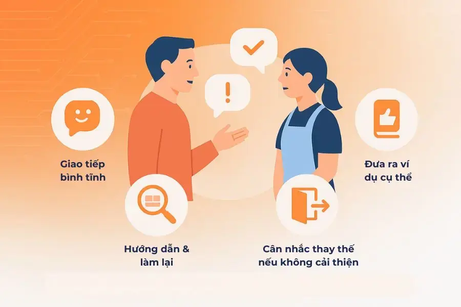 4 cách xử lý khéo léo và mang tính xây dựng khi làm chưa đúng yêu cầu.