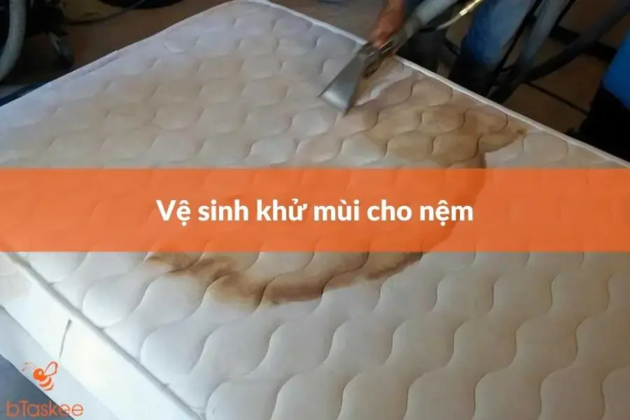 Khử mùi cho nệm