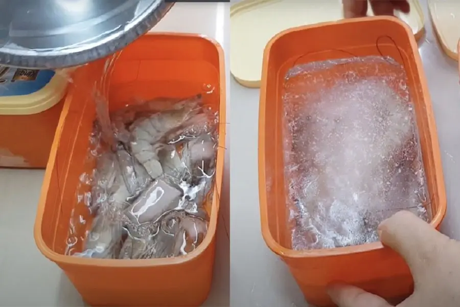 Bảo quản tôm bằng cách đông lạnh