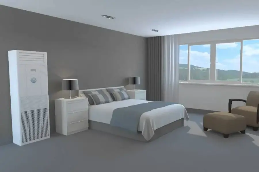 Máy lạnh tủ đứng được thiết kế theo dạng tủ