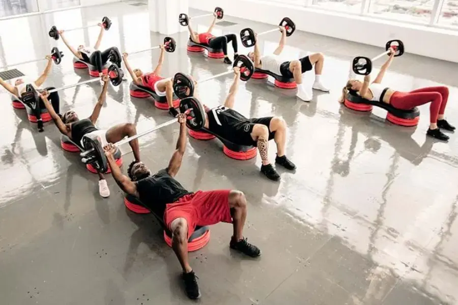 Các bài tập Bodypump sẽ được tập trên các nền nhạc sôi động