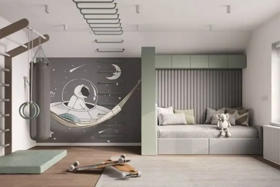 Chú ý lựa chọn màu sắc nội thất sao cho hài hòa với màu của căn phòng