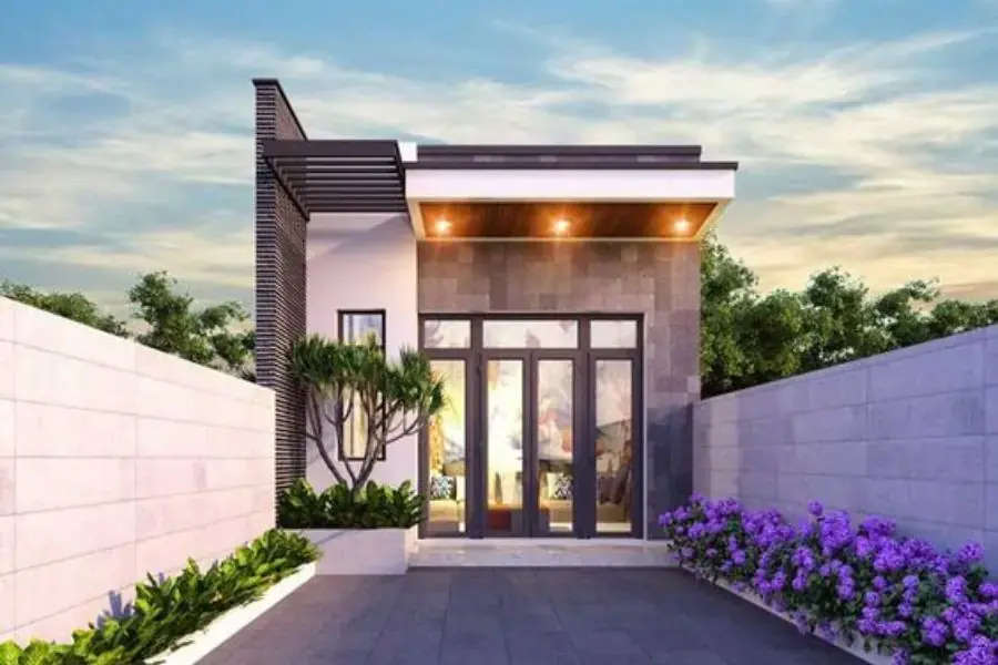 Thiết kế nhà cấp 4 với mái bằng 