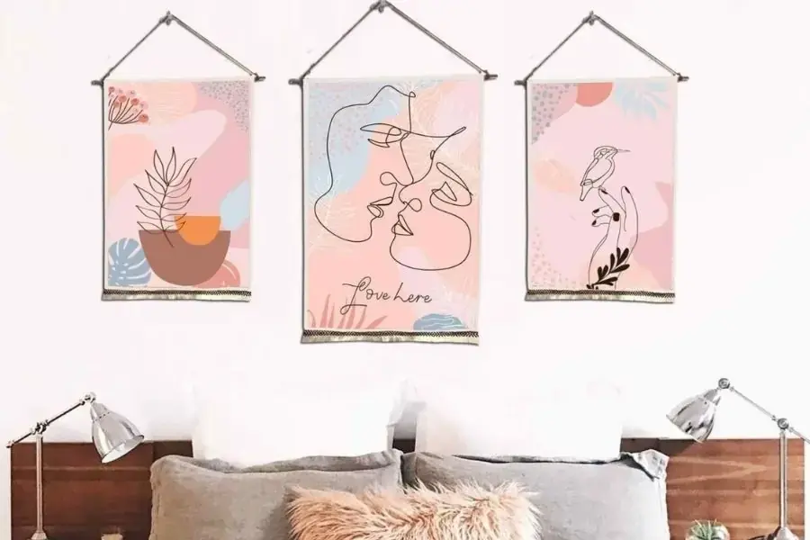 Tranh treo tường thể hiện một khí chất riêng của chủ nhân