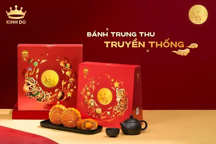 Bánh trung thu Kinh Đô gắn bó 25 năm với người dân Việt.