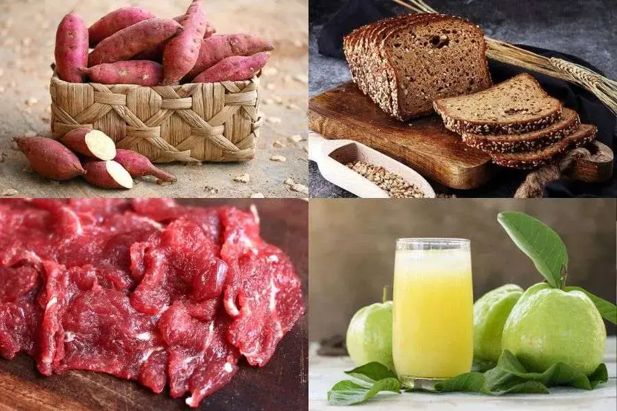 Gợi ý thực đơn giảm cân với khoai lang, bánh mì đen và thịt bò ngày 5