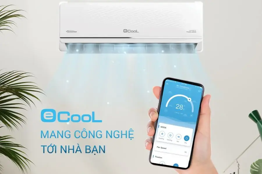 Tính năng wifi giúp điều khiển máy lạnh bằng smartphone