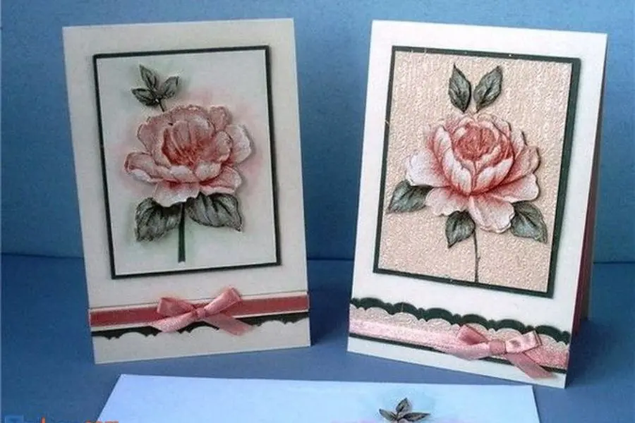 Một mẫu thiệp khác.
