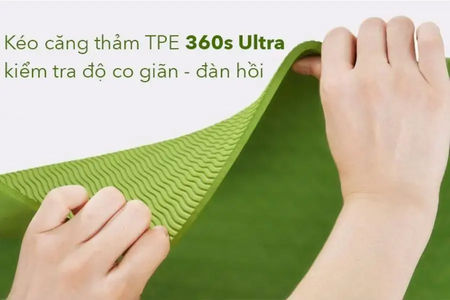 Độ đàn hồi của thảm tập yoga