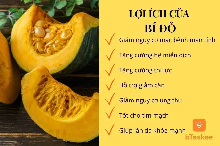 Bí đỏ có tác dụng gì?
