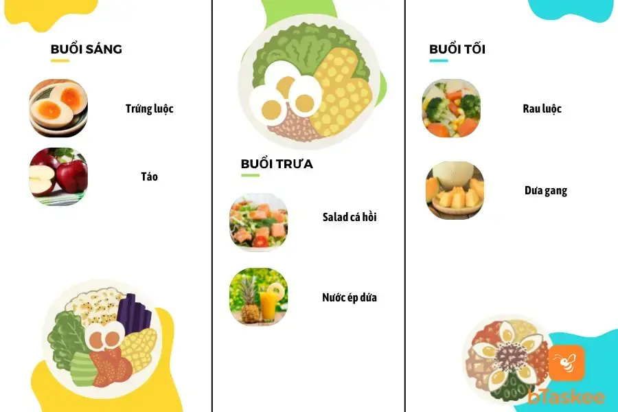 Thực đơn giảm cân ngày 5 với trứng