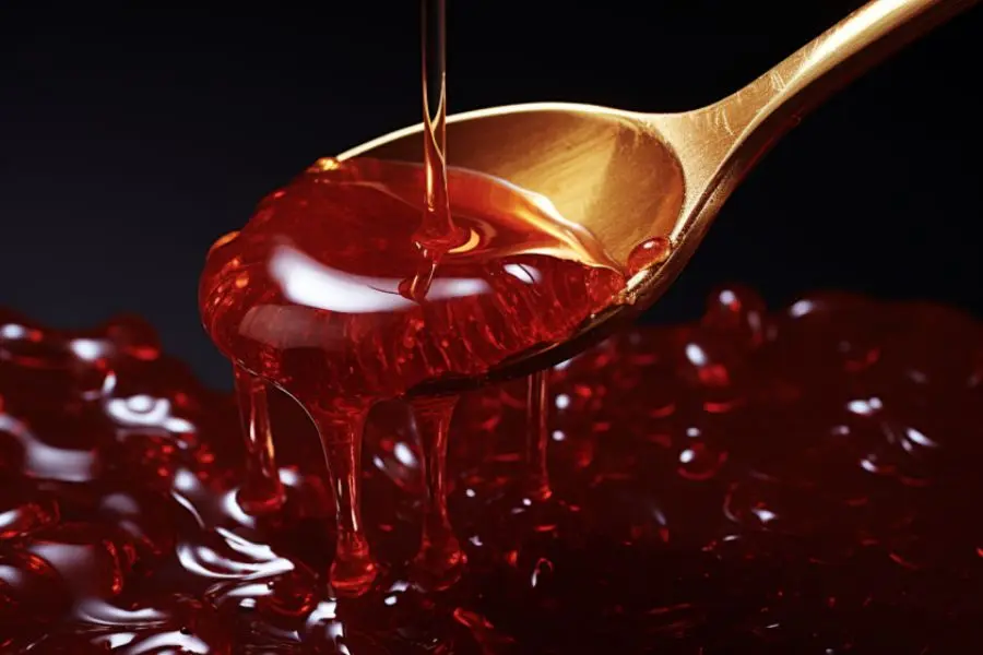 Có thể sử dụng mật ong làm máu giả tại nhà.