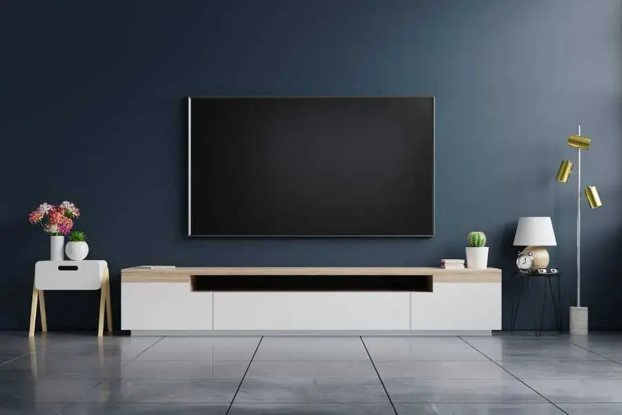 Mẫu kích thước kệ tivi treo tường thích hợp nhiều hộ gia đình