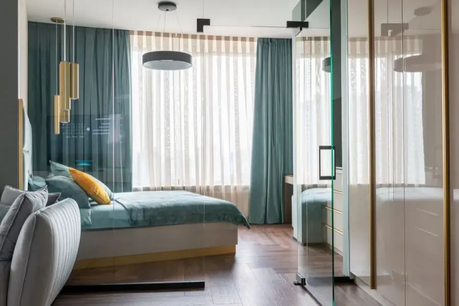 Rèm cửa mang đến không gian riêng tư, đặc biệt cho phòng ngủ