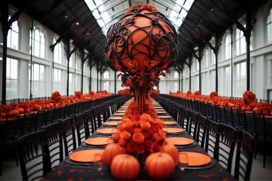 Ý tưởng trang trí mẫu bàn tiệc Halloween đẹp 17.
