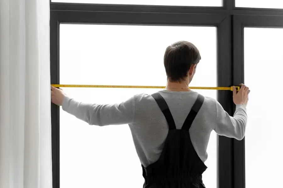 Thực hiện xác định vị trí gắn giá đỡ thanh treo