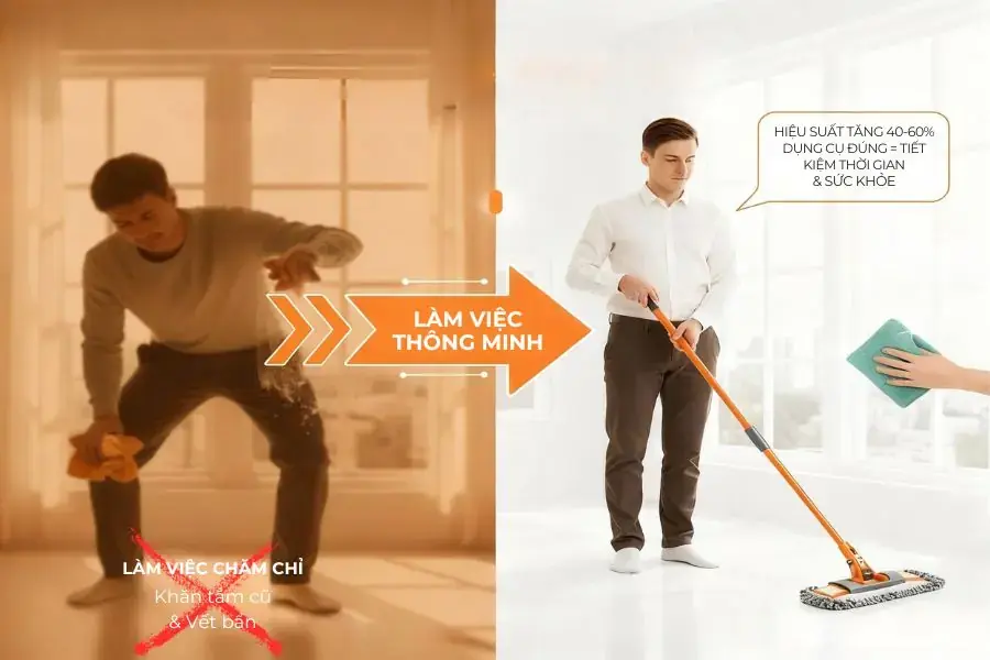 Tại sao sử dụng sức lực nhiều lại không bằng dụng cụ đúng?