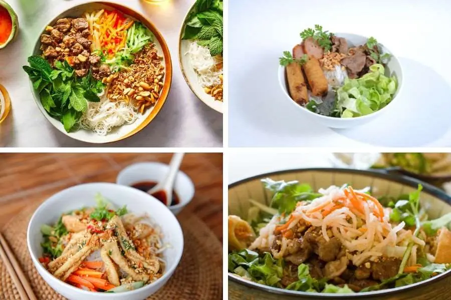 1 suất bún thịt nướng bao nhiêu calo phụ thuộc vào số lượng, loại nguyên liệu có trong tô bún.