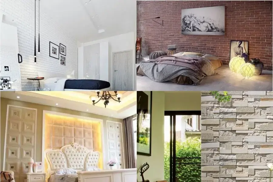 Một số loại xốp dán tường trang trí phòng ngủ phổ biến