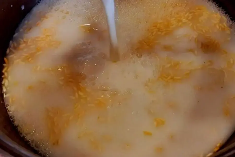 Nấu sữa gạo
