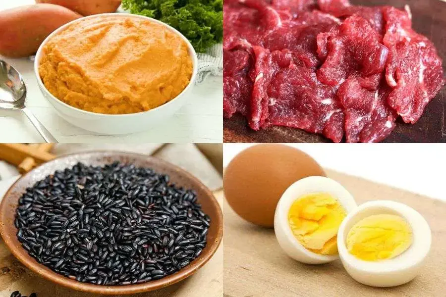 Gợi ý thực đơn giảm cân với khoai lang nghiền và cơm gạo lứt ngày 7