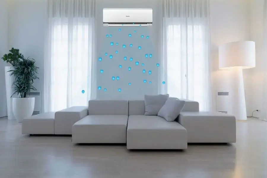 Lắp máy lạnh trên cao giúp khí lạnh lan tỏa khắp phòng