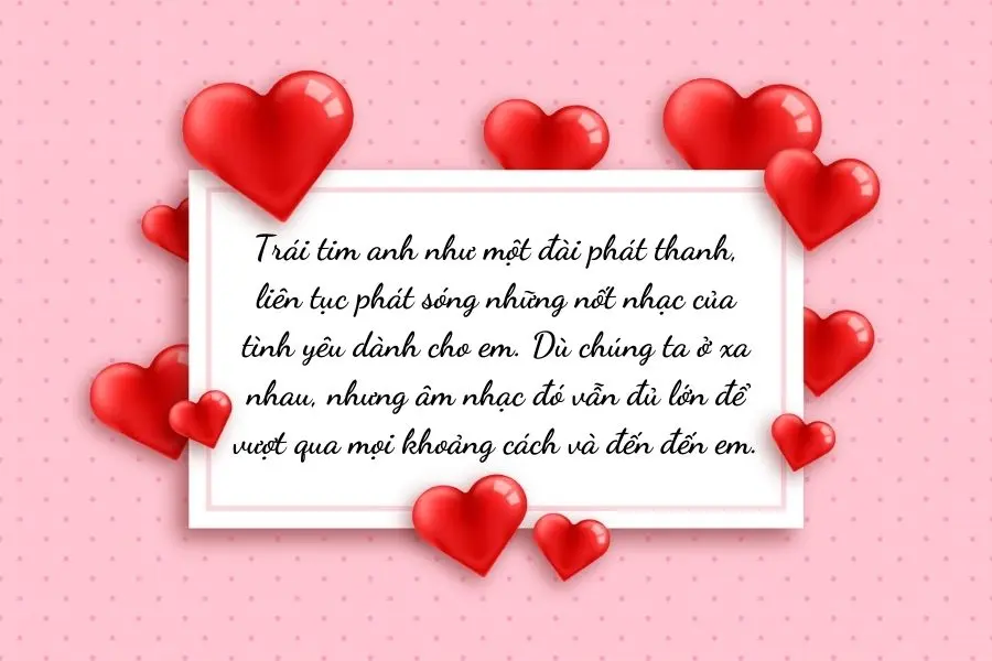 Những lời chúc Valentine cho người yêu ở xa là bạn gái đầy ý nghĩa.