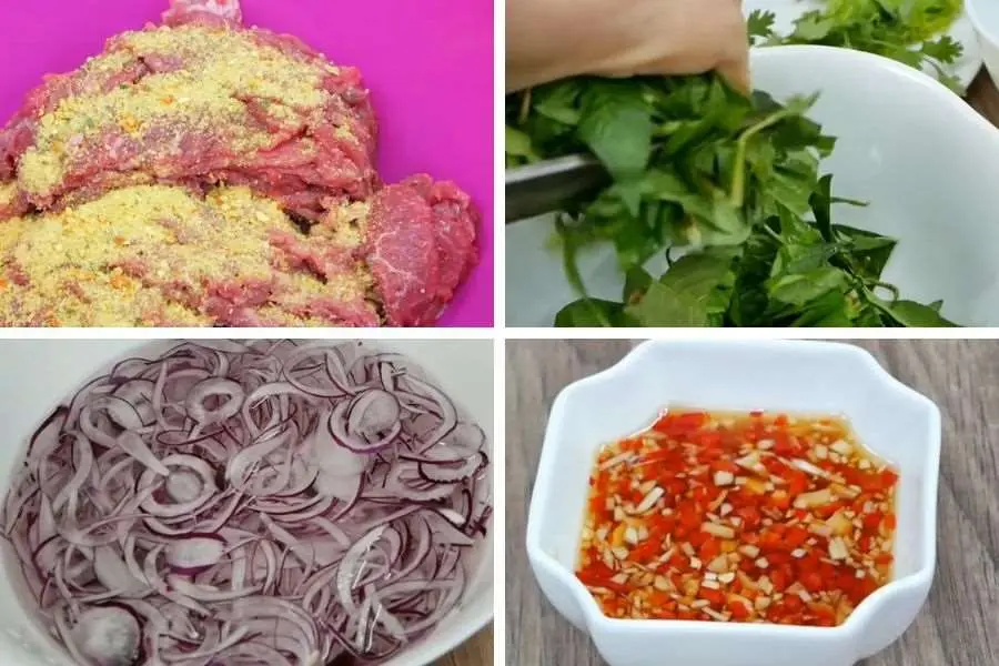 Hướng dẫn các bước làm gỏi trộn thịt bò thanh đạm ngày đầu năm mới.