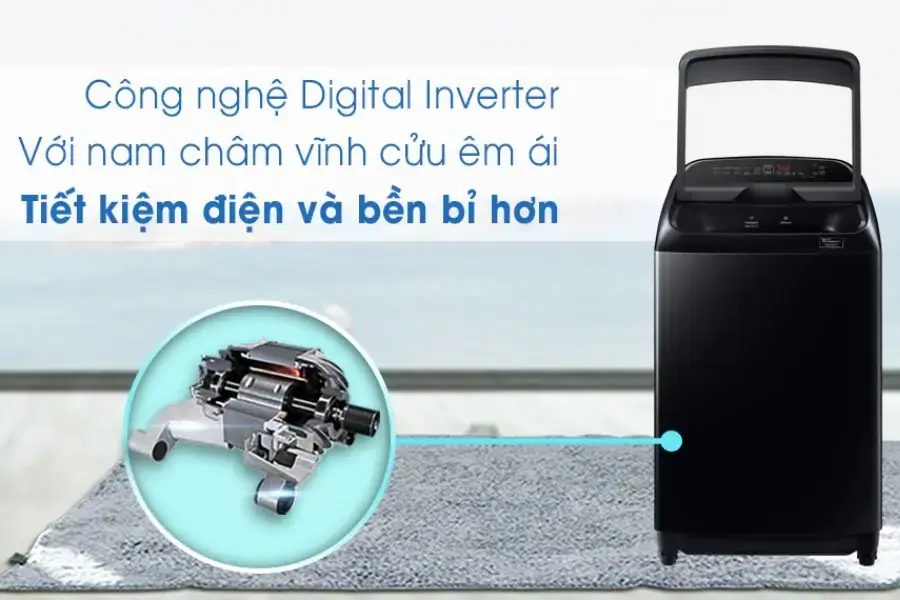 Công nghệ Digital Inverter mang lại khả năng tiết kiệm điện năng tiêu thụ hiệu quả.