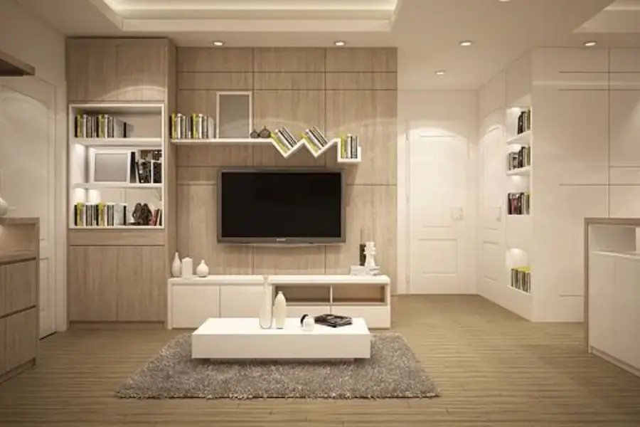 Yếu tố phong thủy là ưu điểm đầu tiên của thiết kế phòng khách vuông