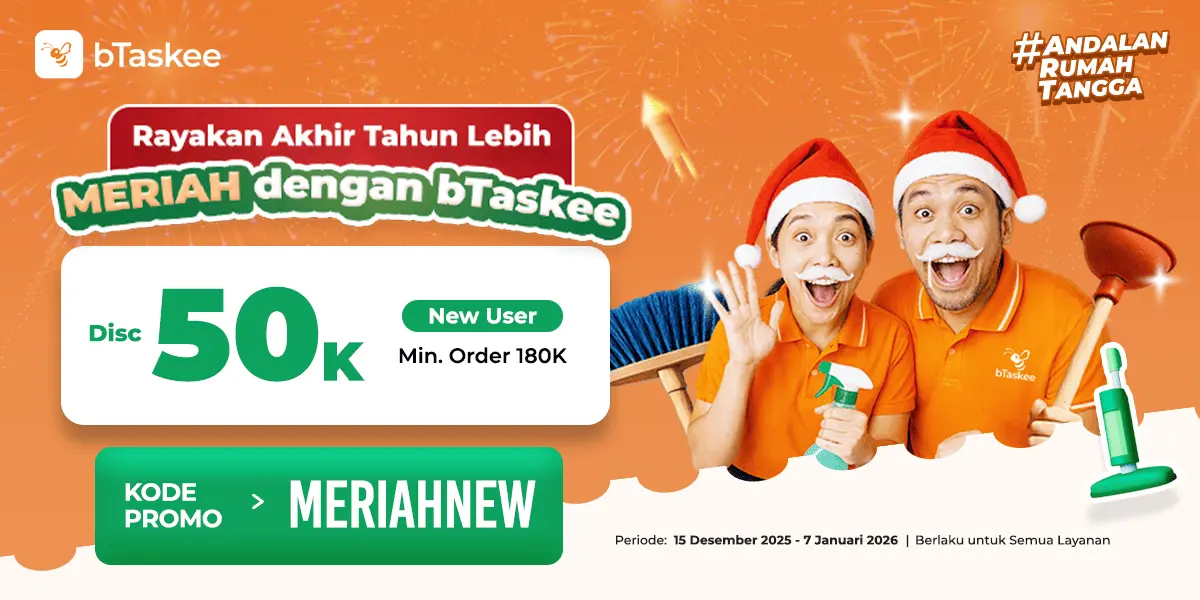 Promo Natal dan Tahun Baru bTaskee untuk Pengguna Baru