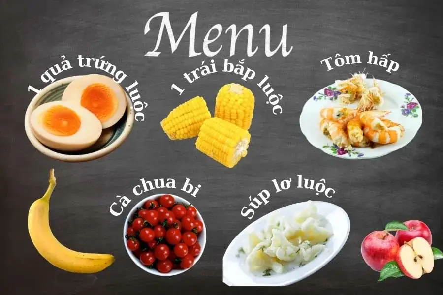 Thực đơn chế độ ăn eat clean ngày 3