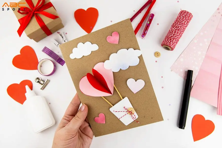 Một mẫu thiệp origami khác.